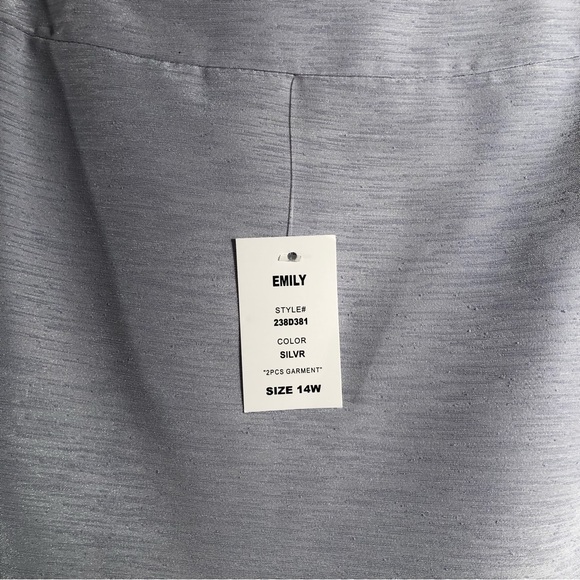 Womens Emily Silver Formal Suit - Picture 10 of 16